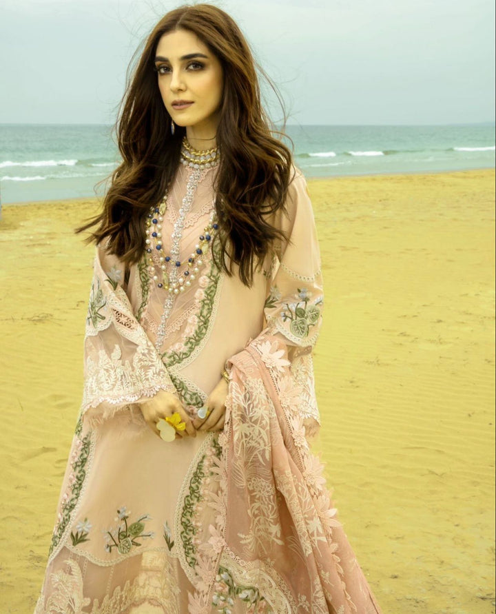 Crimson Lawn Suit-Aarasta