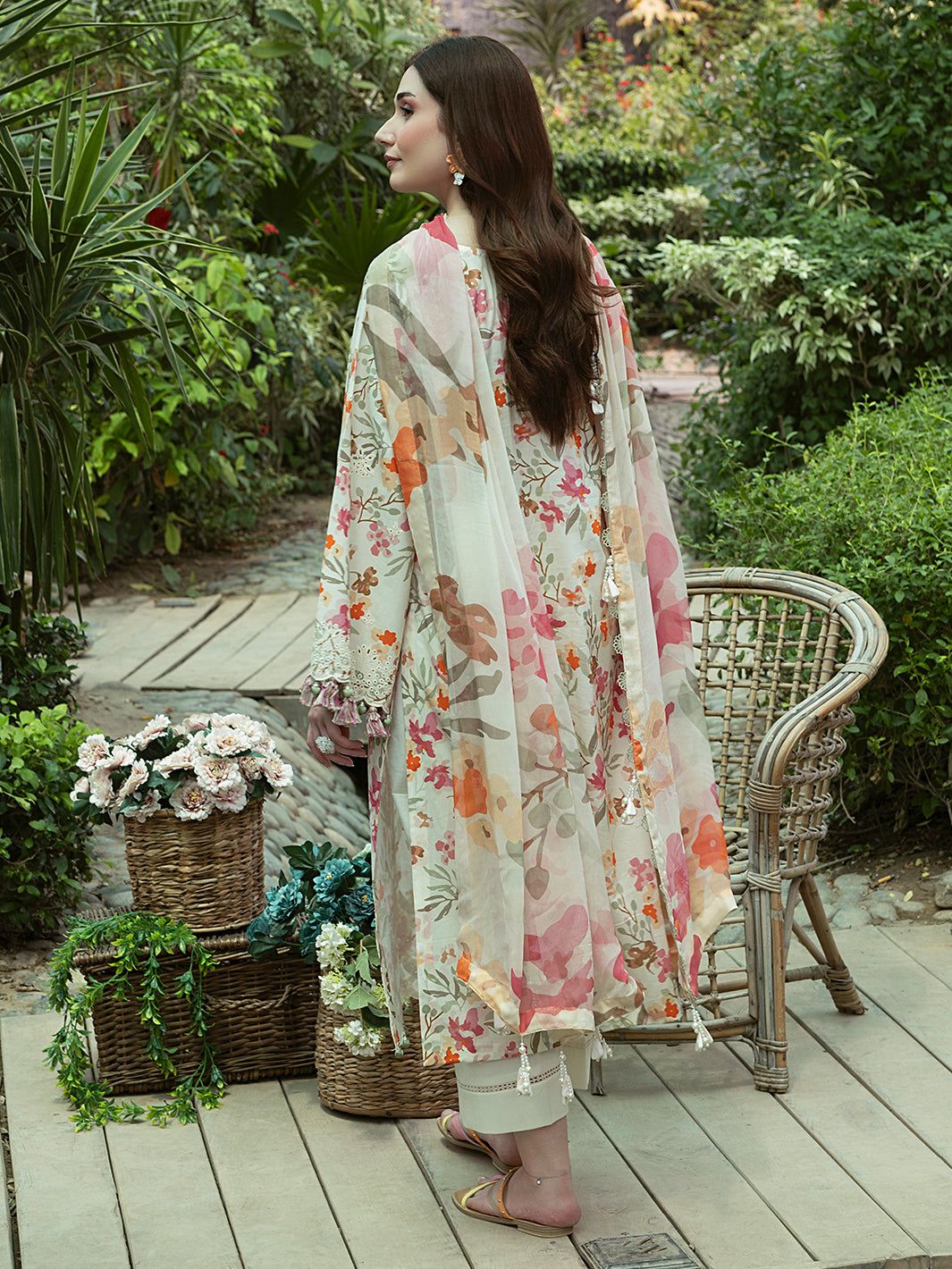 Crimson Lawn Suit-Aarasta