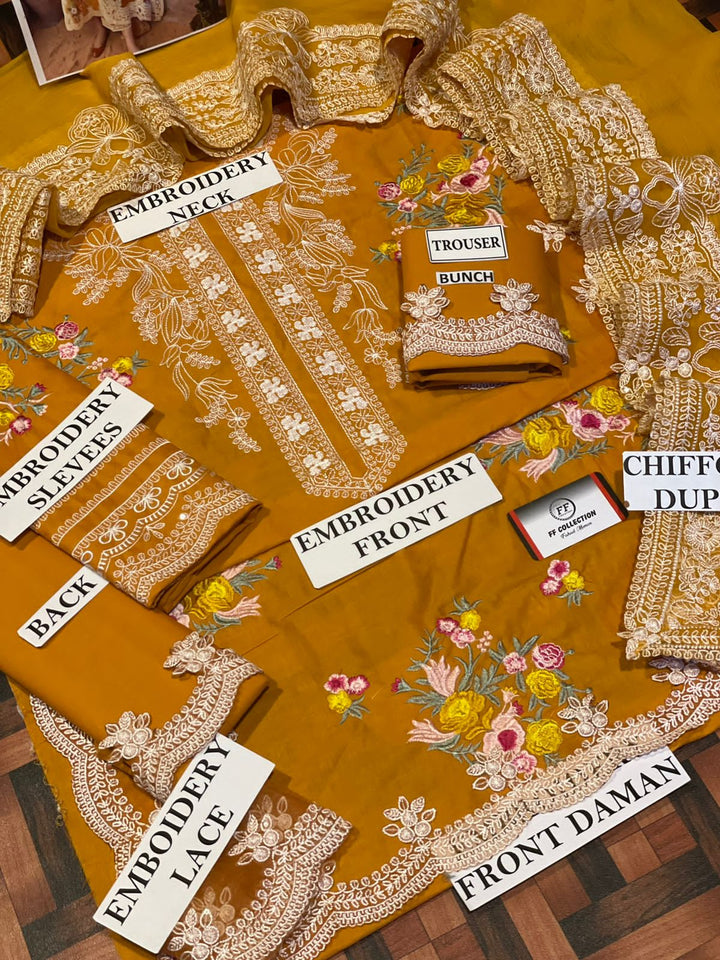 Crimson Lawn Suit-Aarasta