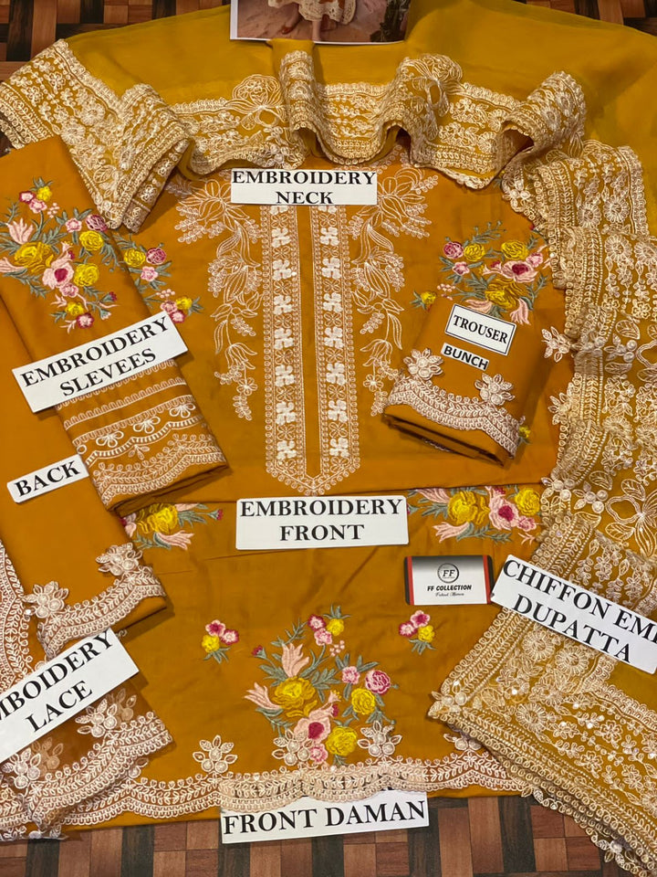 Crimson Lawn Suit-Aarasta