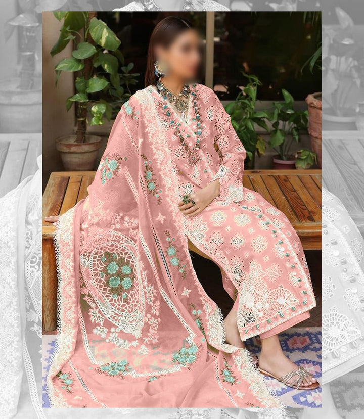 Crimson Lawn Suit-Lawn-Pink-Organza-Aarasta