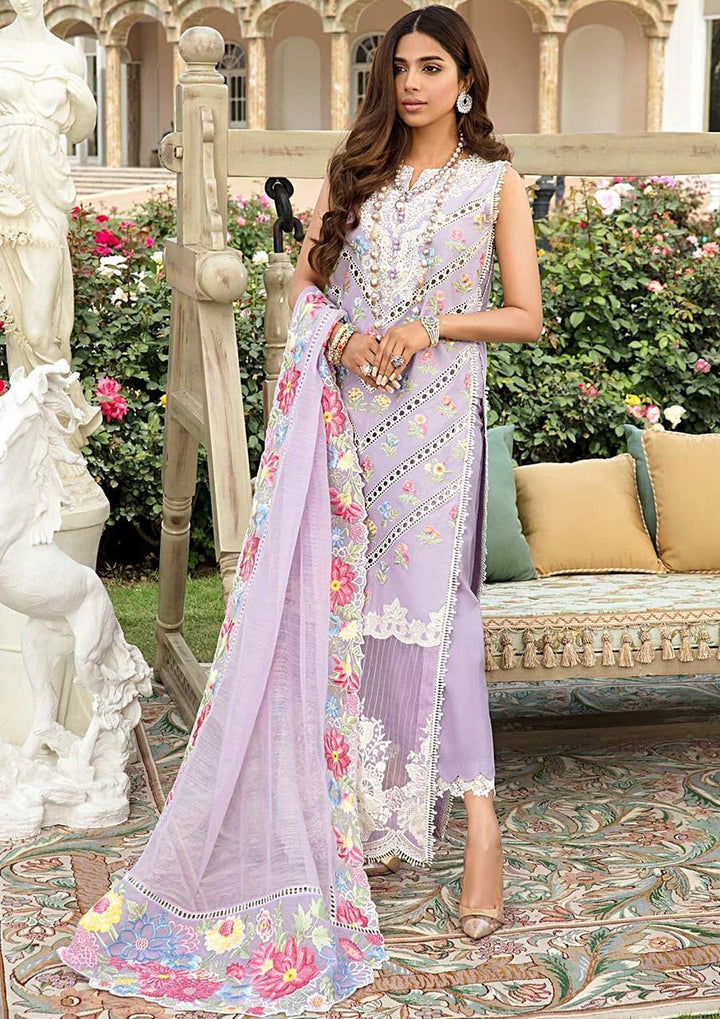 Crimson Lawn Suit-Lawn-Purple-Organza-Aarasta