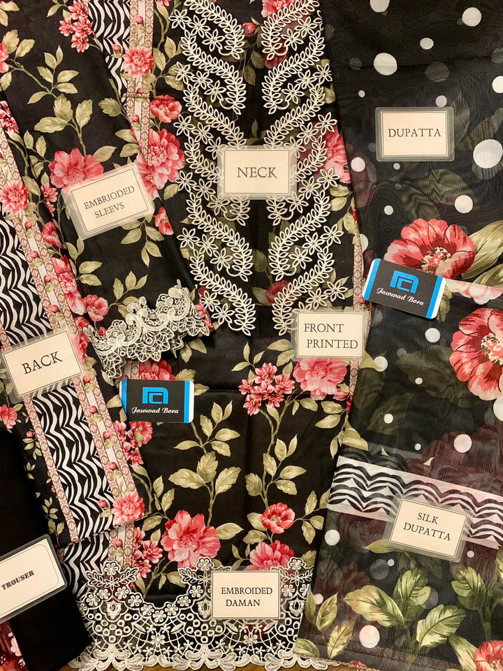 Elaf Lawn Suit-Aarasta