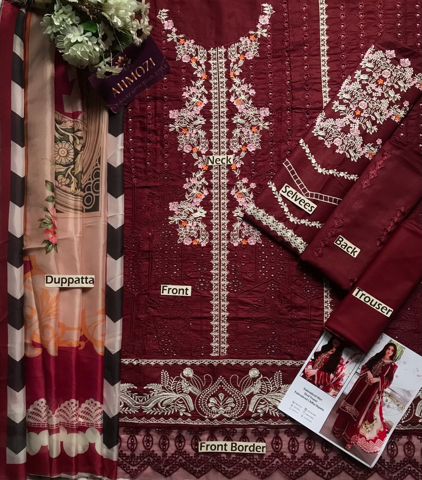 Elaf Lawn Suit-Aarasta