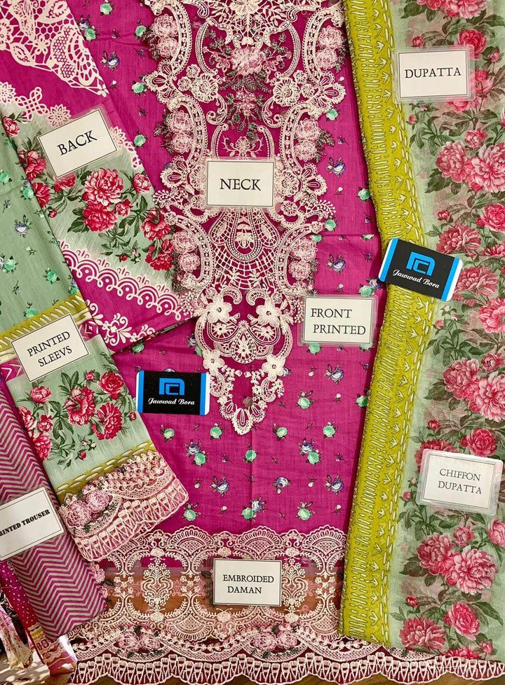 Elaf Lawn Suit-Aarasta