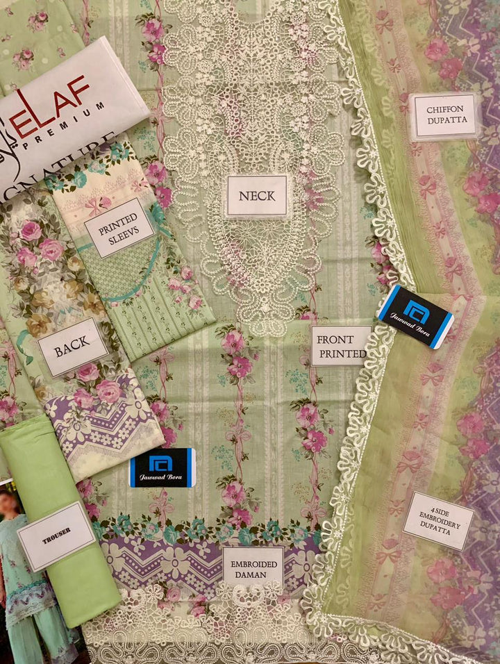Elaf Lawn Suit-Aarasta