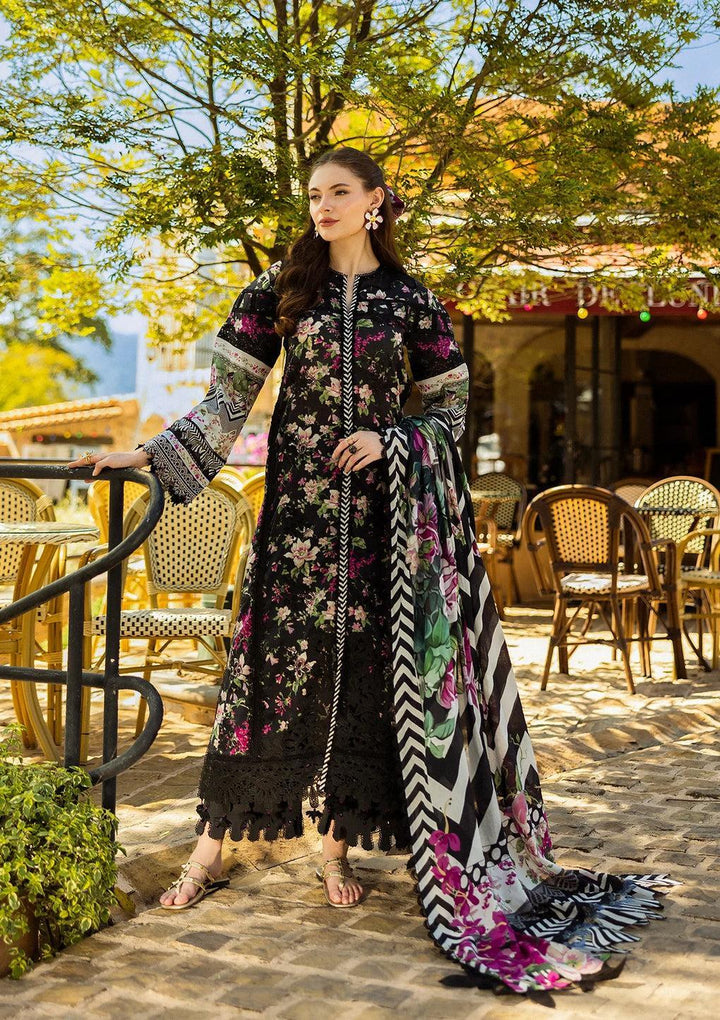 Elaf Lawn Suit-Black-Lawn-Chiffon-Aarasta