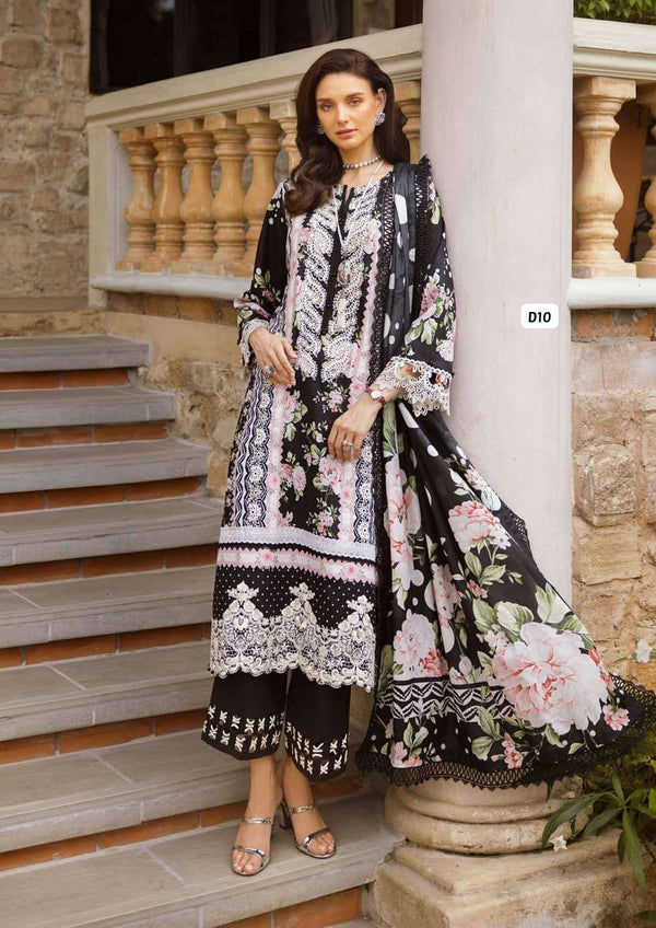 Elaf Lawn Suit-Black-Lawn-Silk-Aarasta