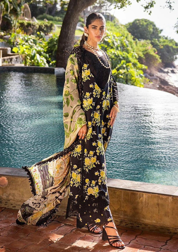 Elaf Lawn Suit-Lawn-Black-Chiffon-Aarasta