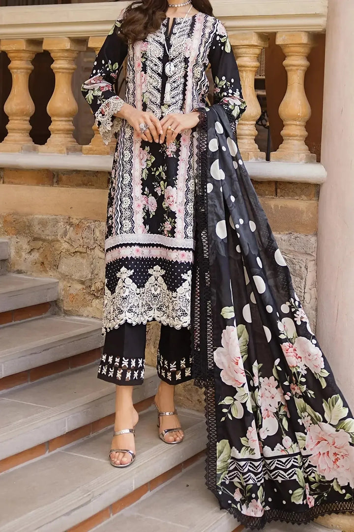 Elaf Lawn Suit-Lawn-Black-Silk-Aarasta