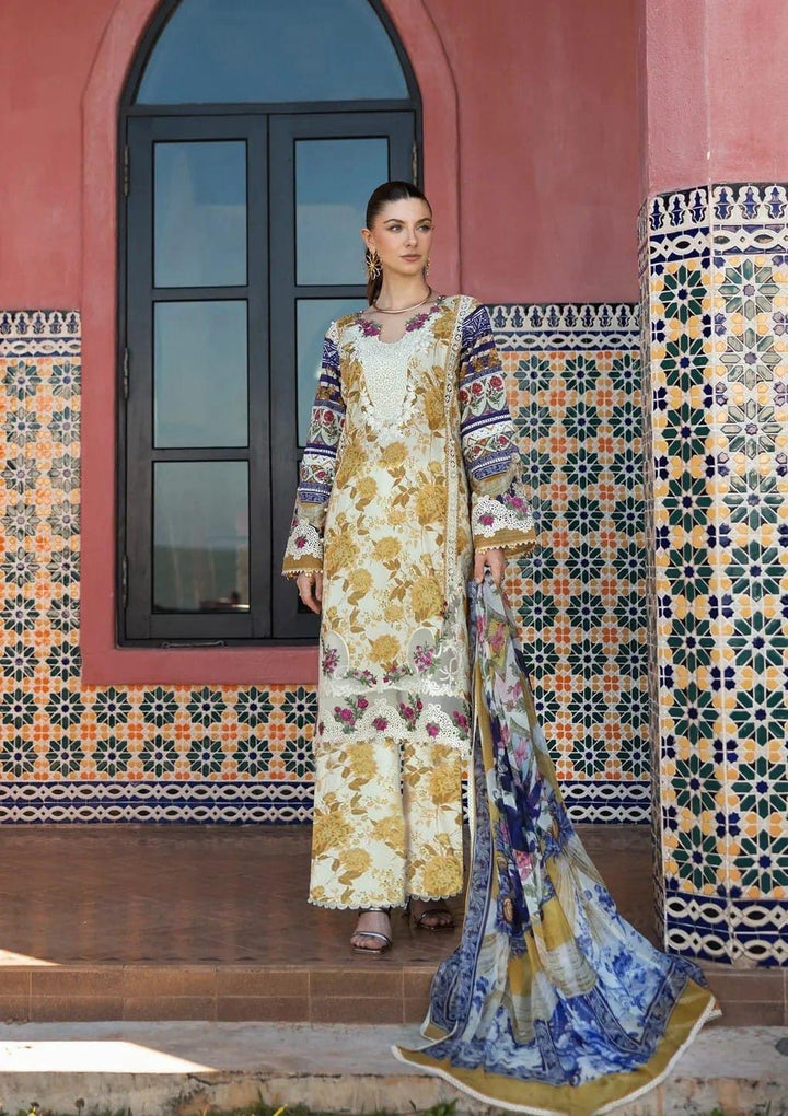 Elaf Lawn Suit-Yellow-Lawn-Chiffon-Aarasta