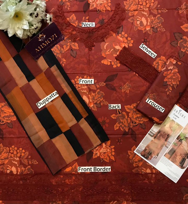 Farasha Lawn Suit-Aarasta