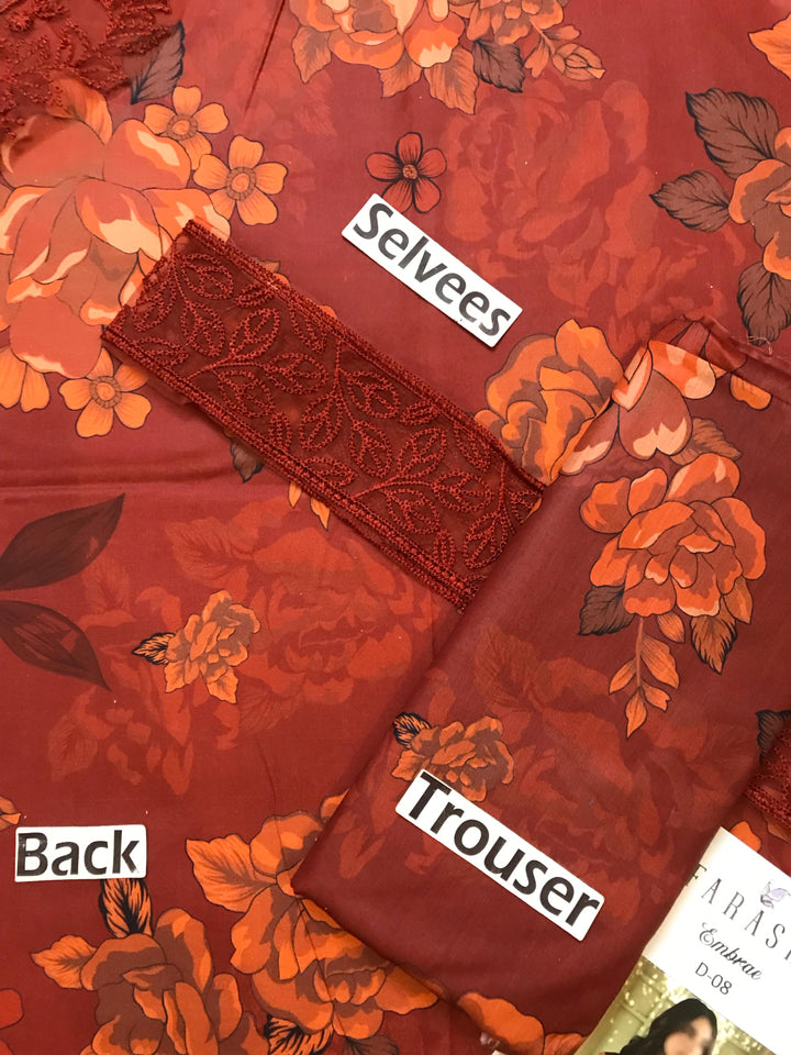 Farasha Lawn Suit-Aarasta