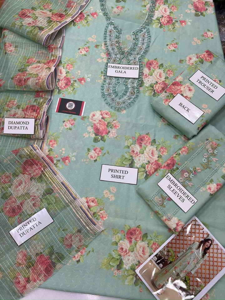 Farida Hassan Lawn Suit-Aarasta