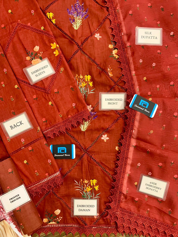 Farida Hassan Lawn Suit-Aarasta