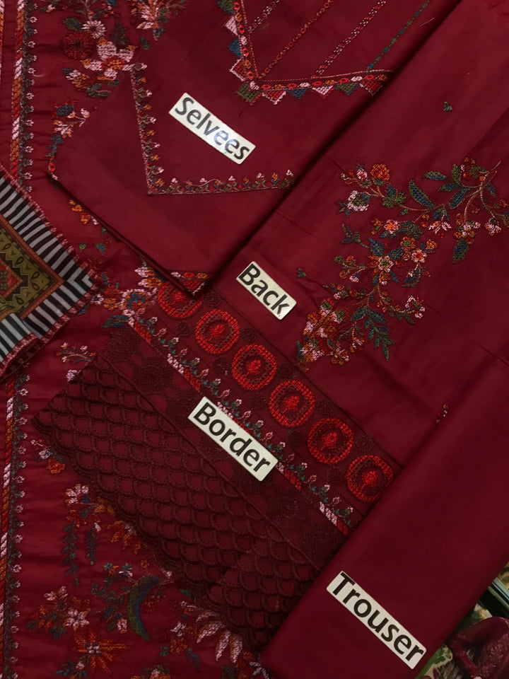 Hussain Rehar Lawn Suit-Aarasta