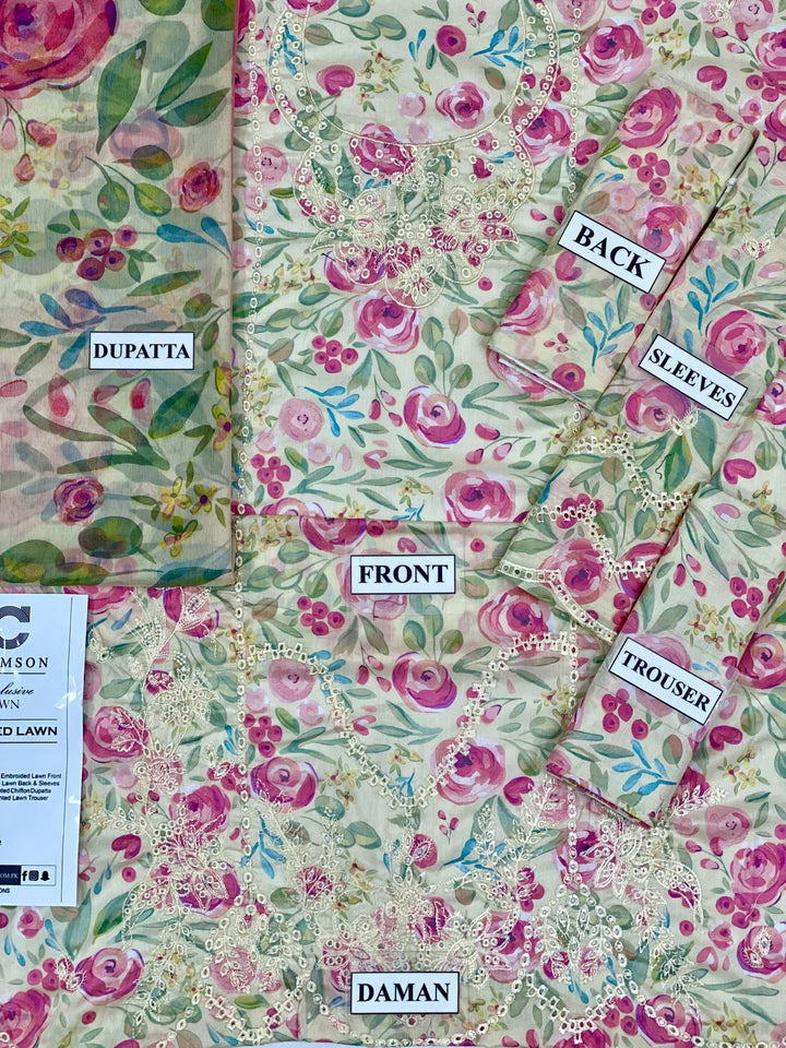 Izel Lawn Suit-Aarasta