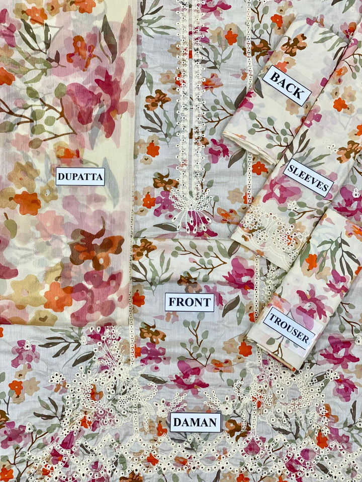 Izel Lawn Suit-Aarasta