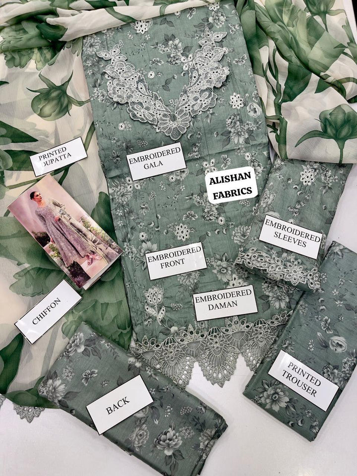 Iznik Lawn Suit-Aarasta