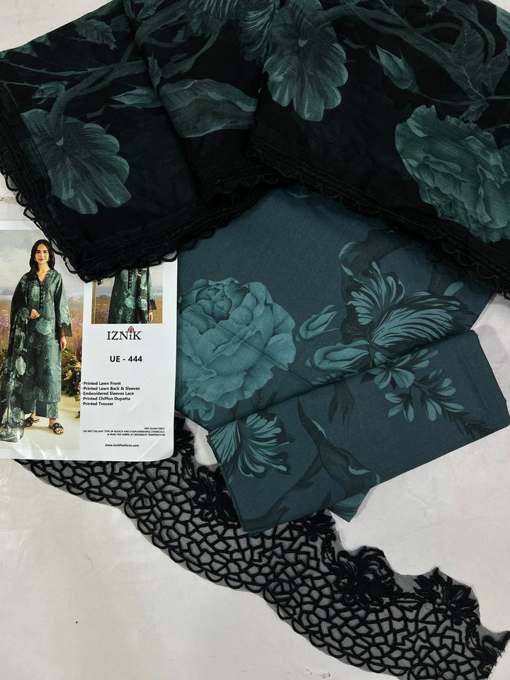 Iznik Lawn Suit-Aarasta