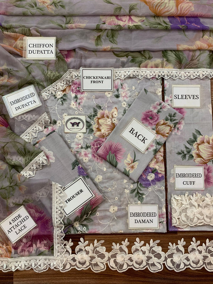 Iznik Lawn Suit-Aarasta