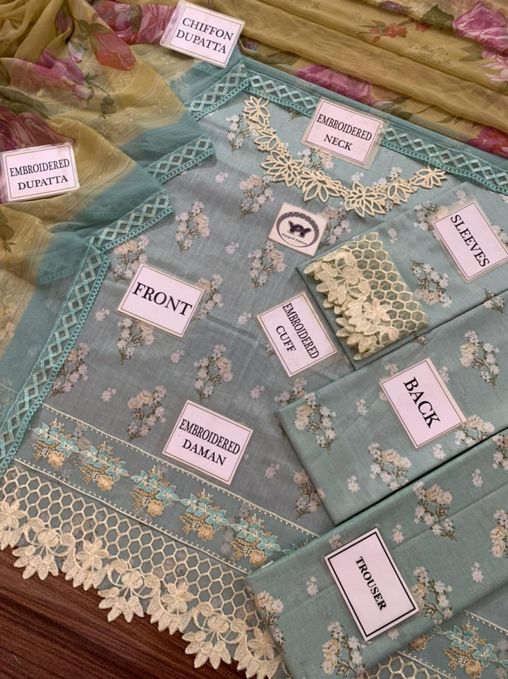 Iznik Lawn Suit-Aarasta