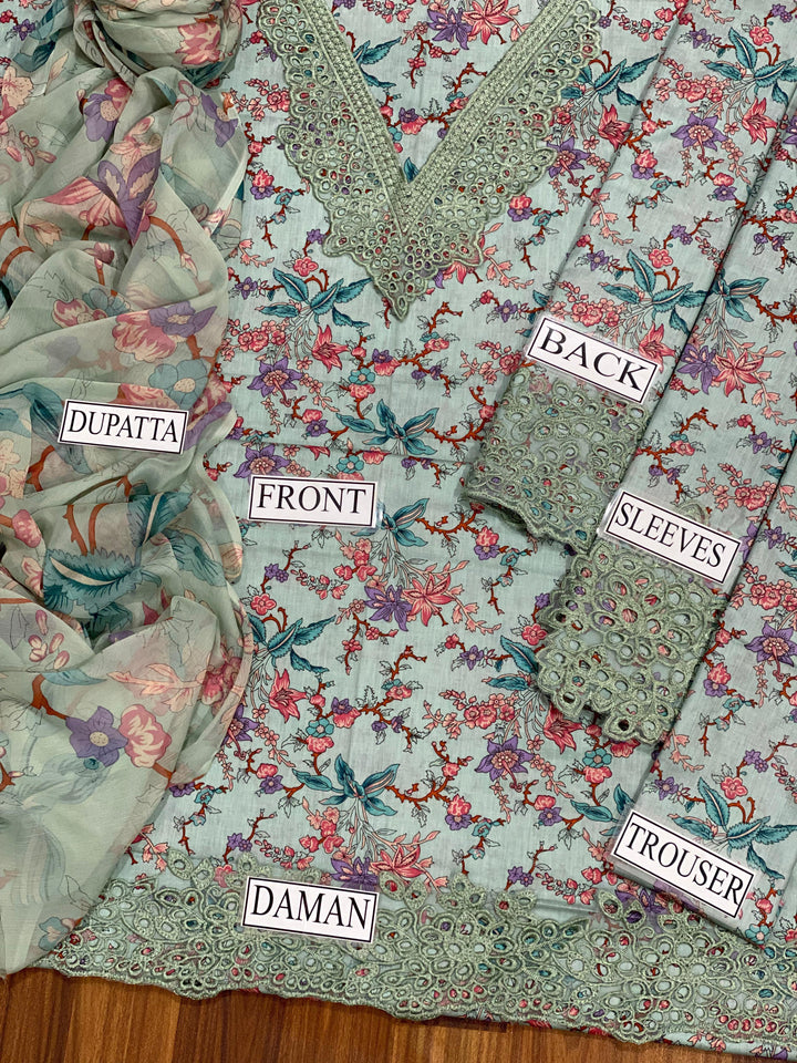 Iznik Lawn Suit-Aarasta