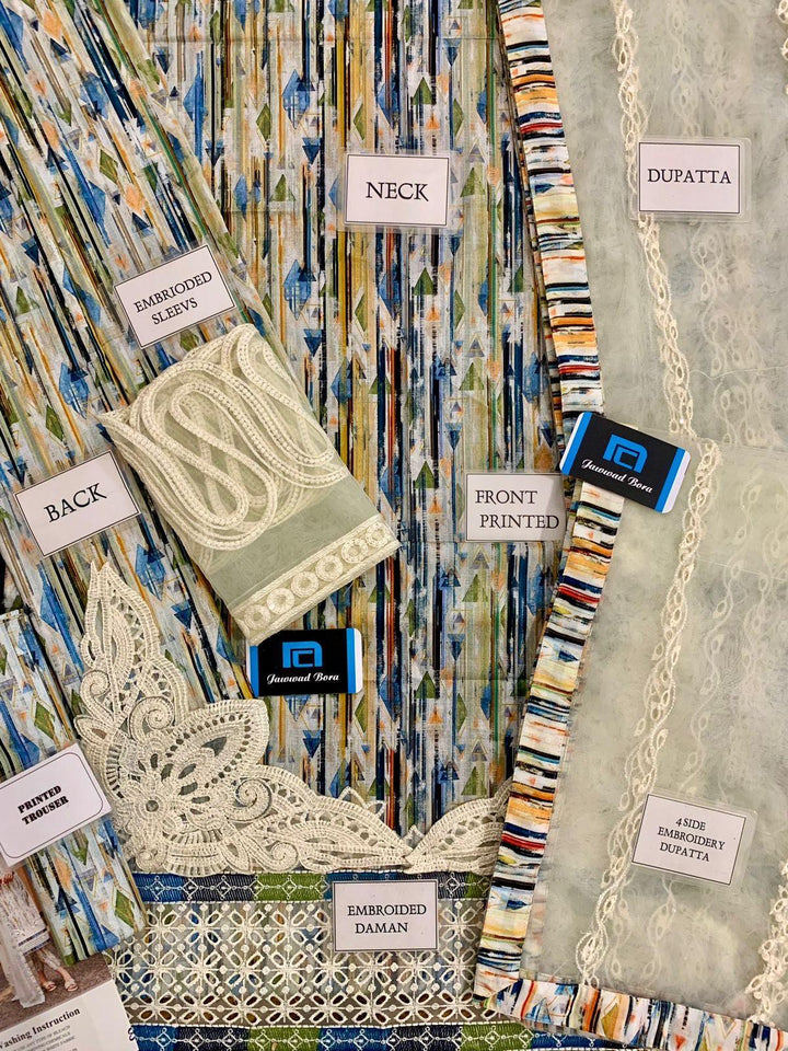 Iznik Lawn Suit-Aarasta