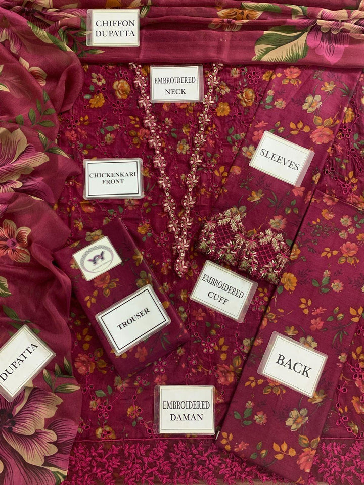 Iznik Lawn Suit-Aarasta