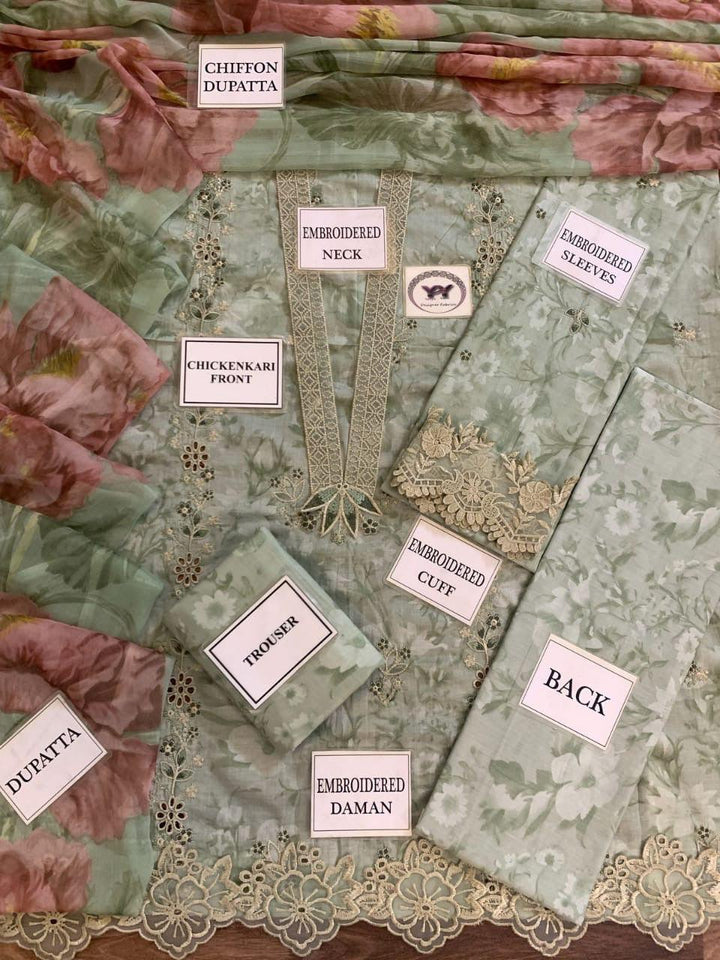 Iznik Lawn Suit-Aarasta