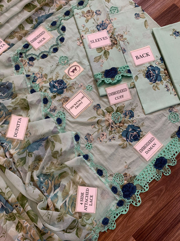 Iznik Lawn Suit-Aarasta