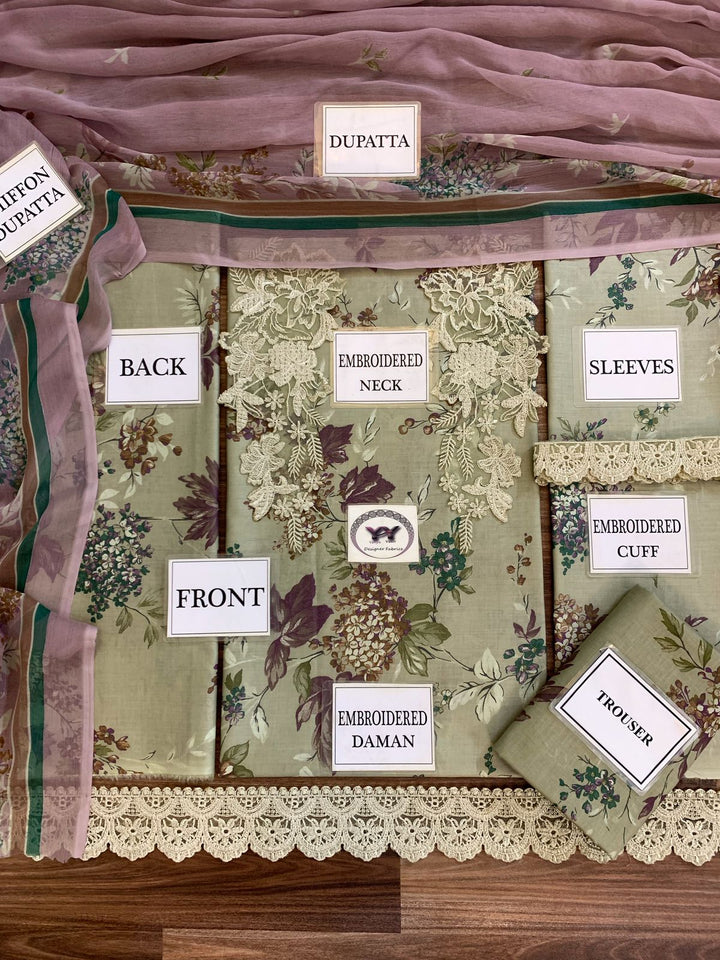 Iznik Lawn Suit-Aarasta