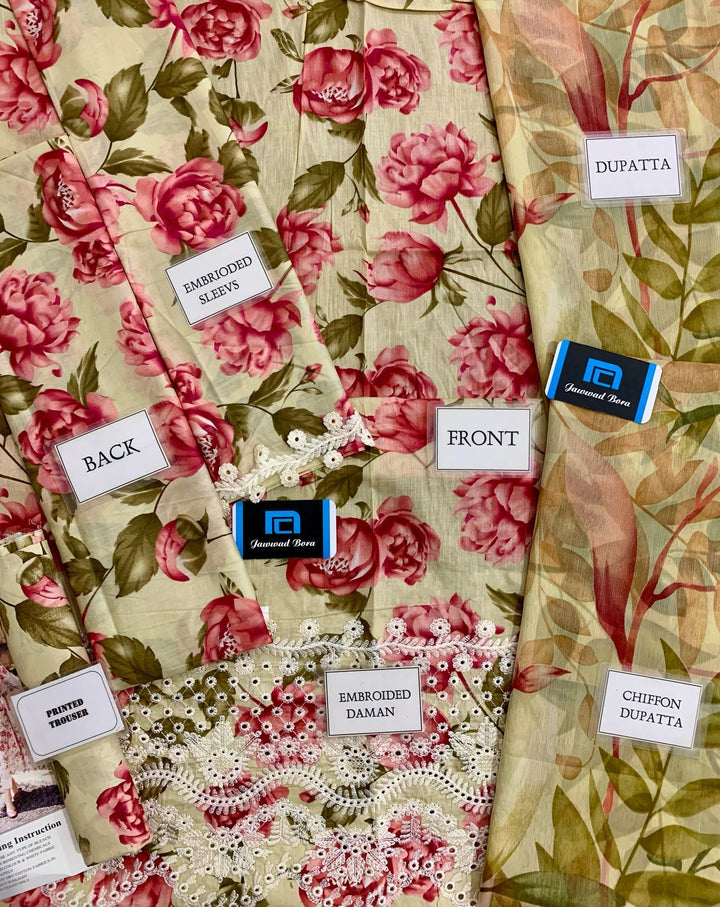 Iznik Lawn Suit-Aarasta