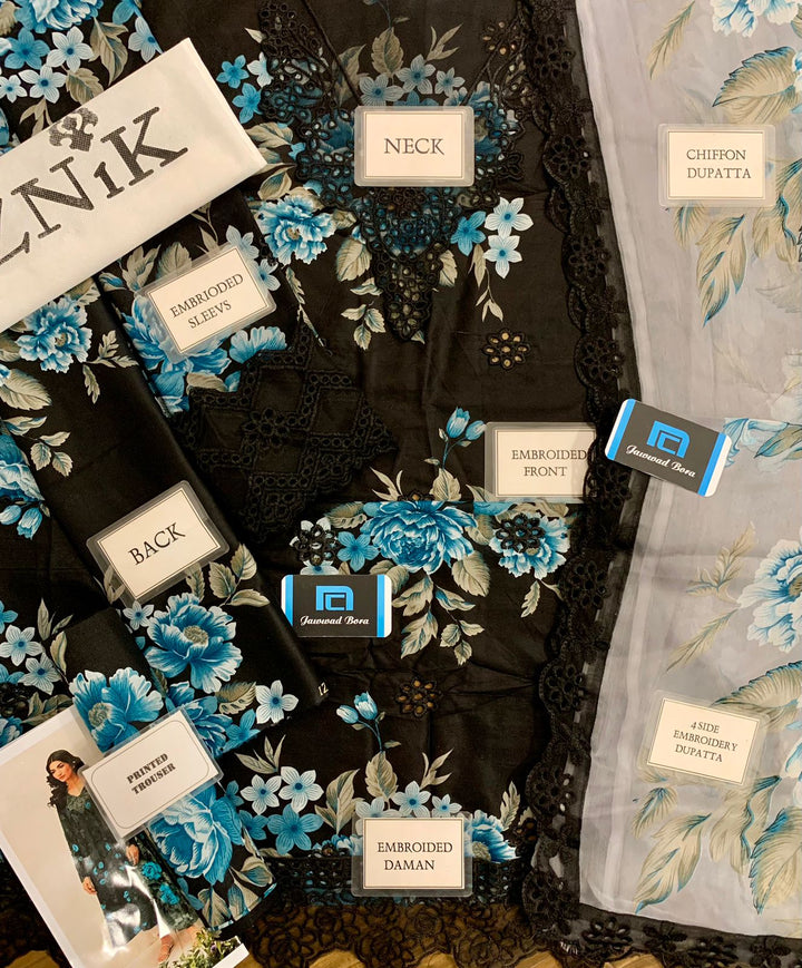 Iznik Lawn Suit-Aarasta