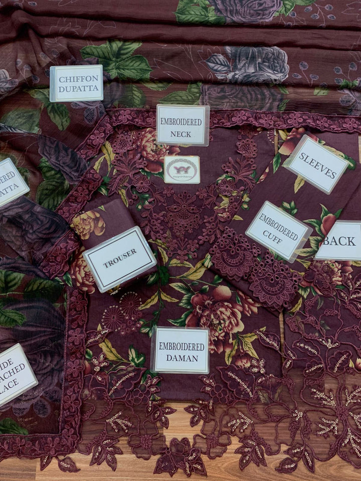 Iznik Lawn Suit-Aarasta