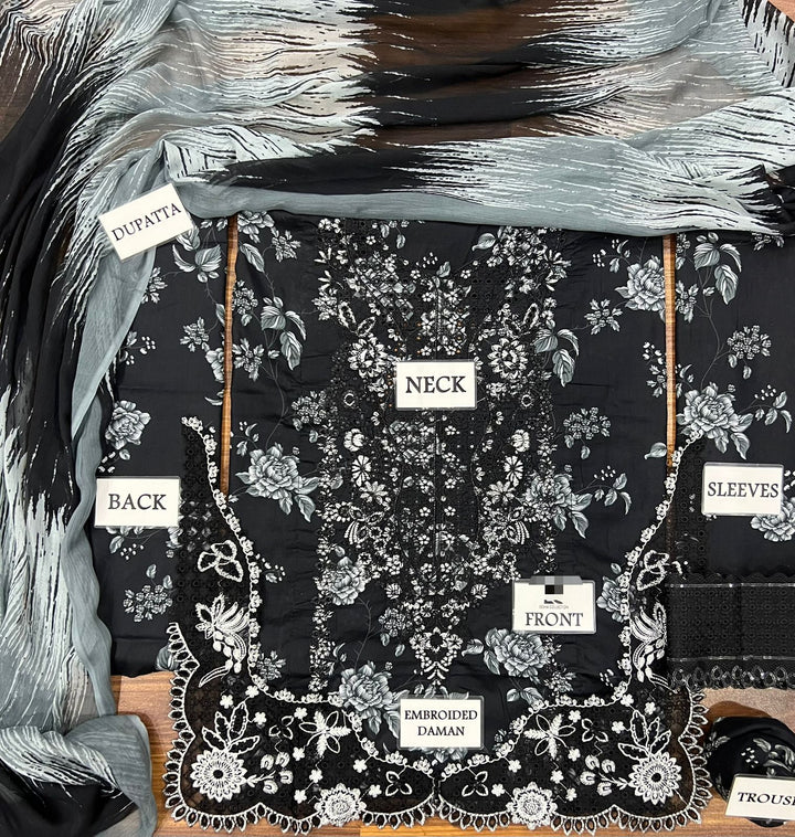 Afrozeh Lawn Suit-Aarasta