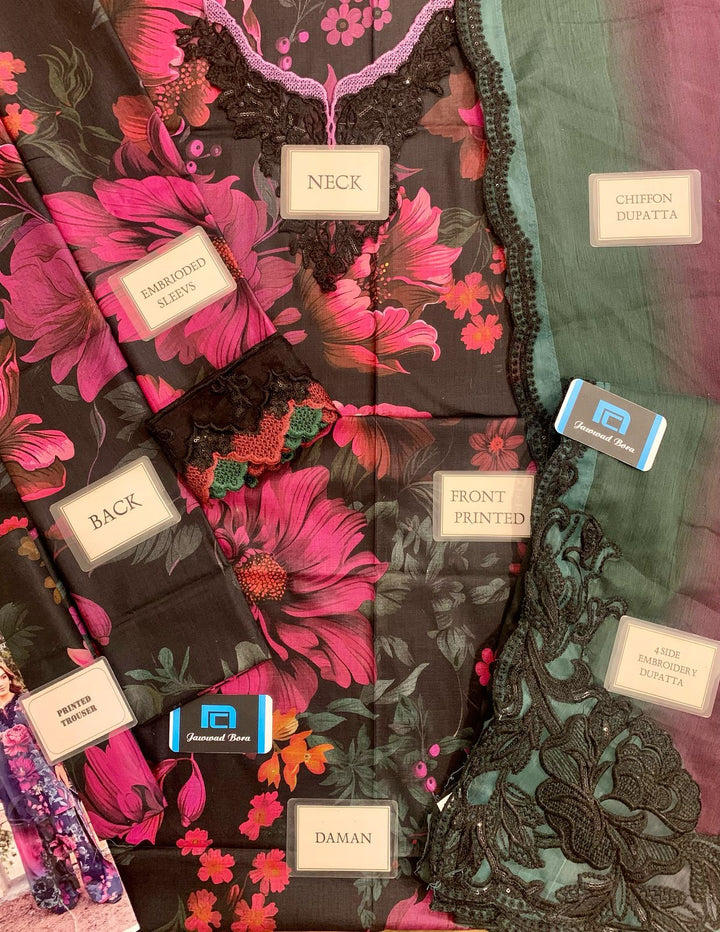 Iznik Lawn Suit-Aarasta