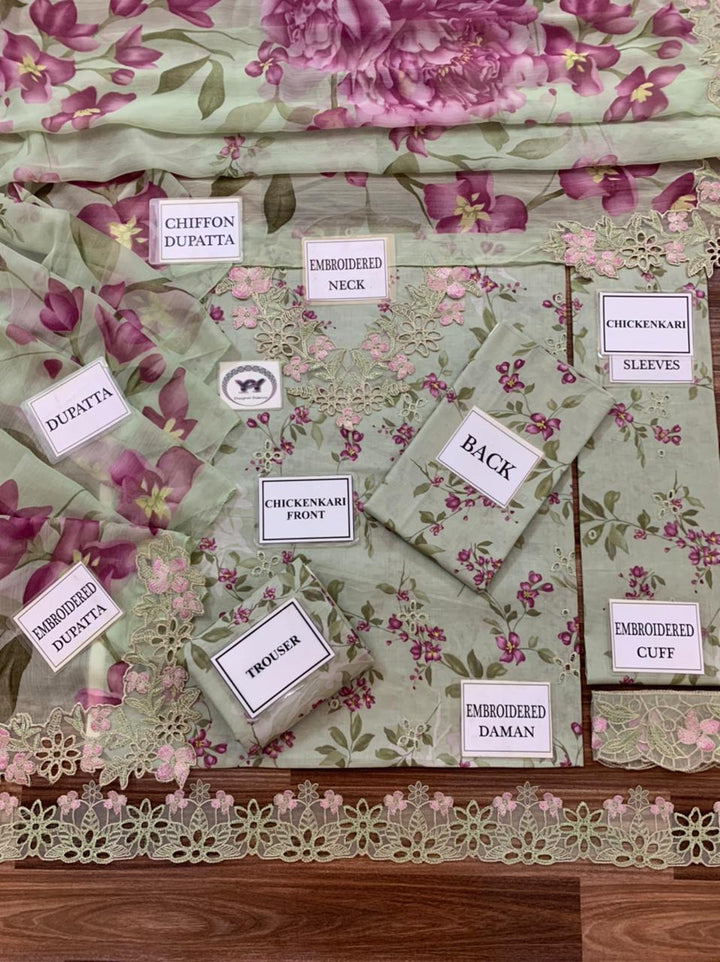 Iznik Lawn Suit-Aarasta