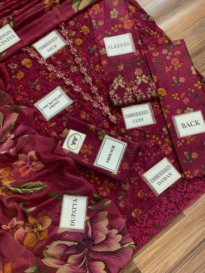 Iznik Lawn Suit-Aarasta