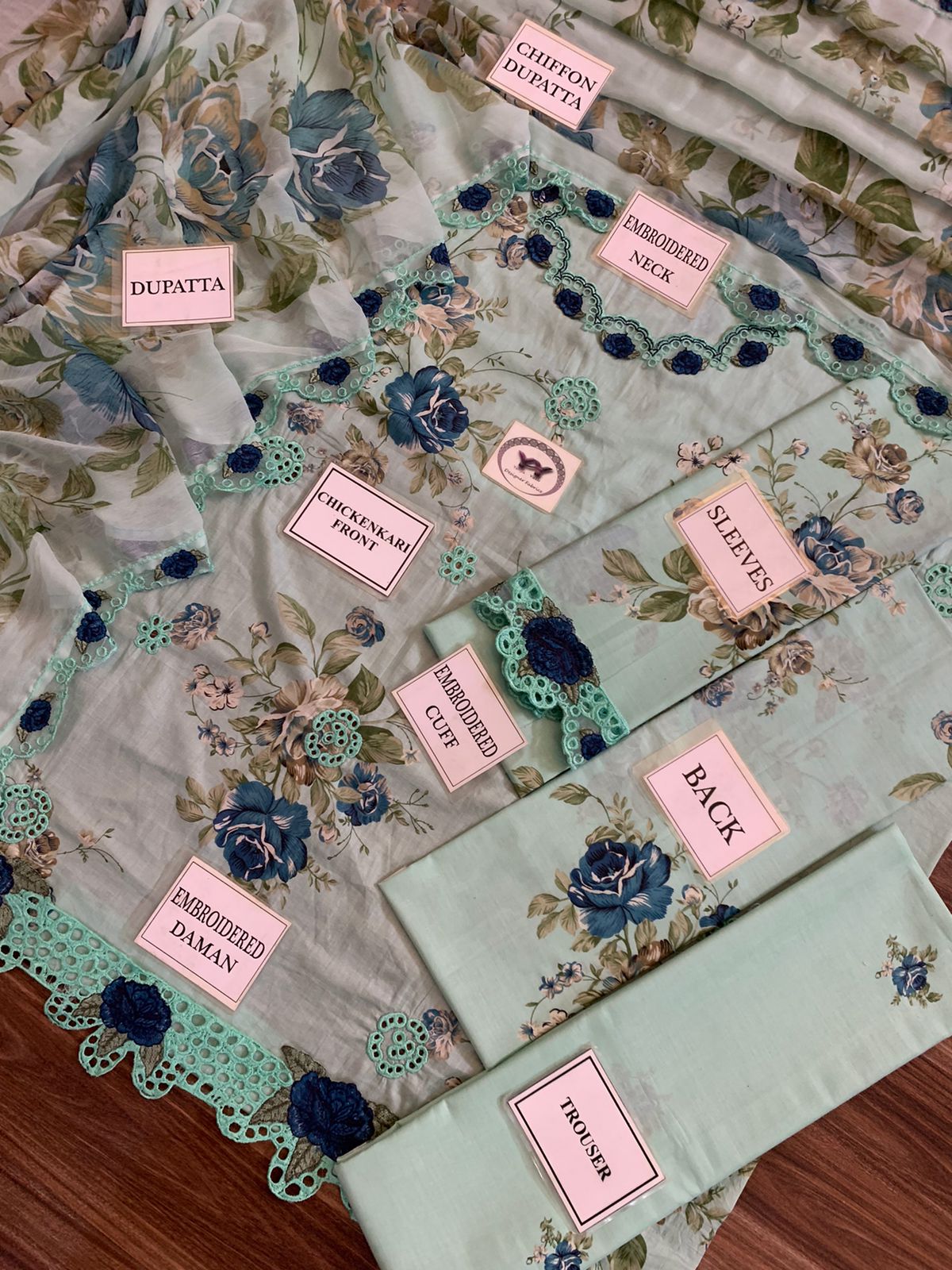 Iznik Lawn Suit-Aarasta