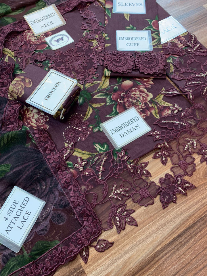 Iznik Lawn Suit-Aarasta