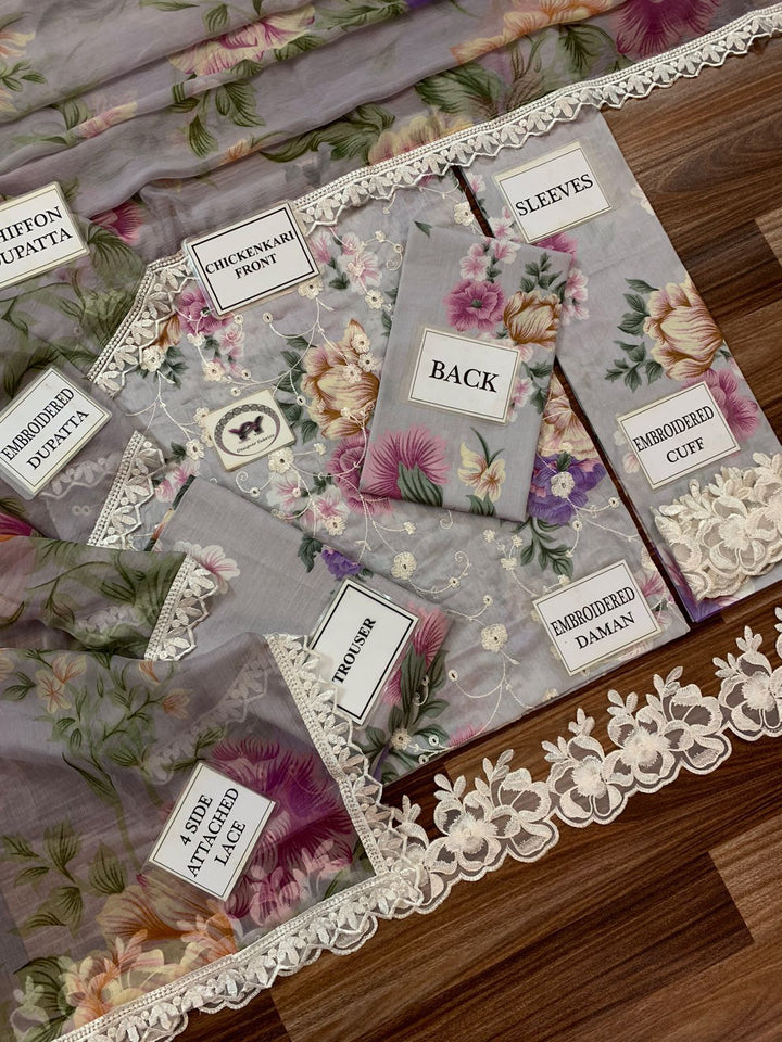 Iznik Lawn Suit-Aarasta