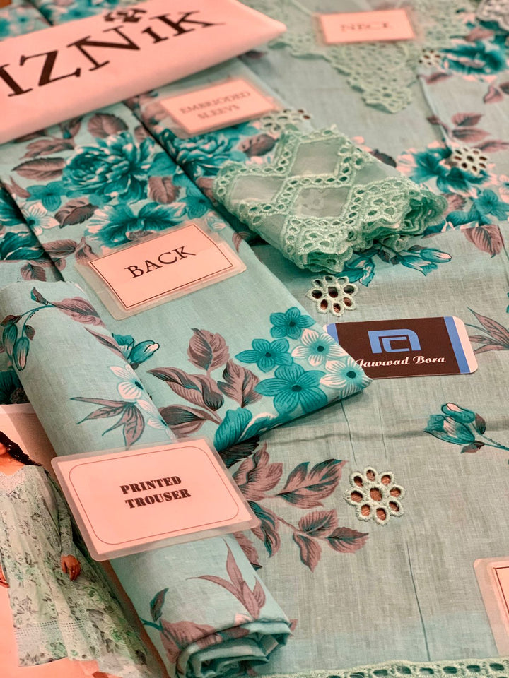 Iznik Lawn Suit-Aarasta
