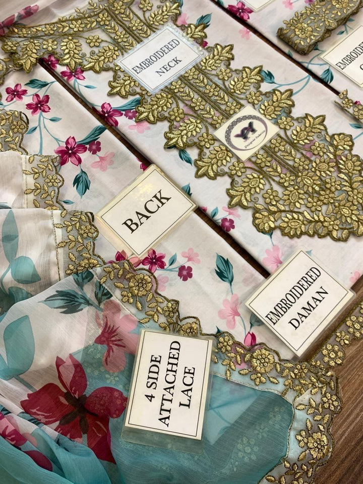 Iznik Lawn Suit-Aarasta