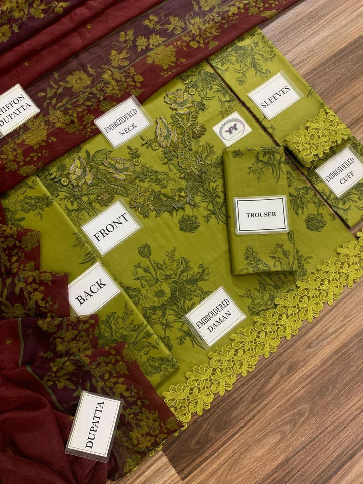 Iznik Lawn Suit-Aarasta