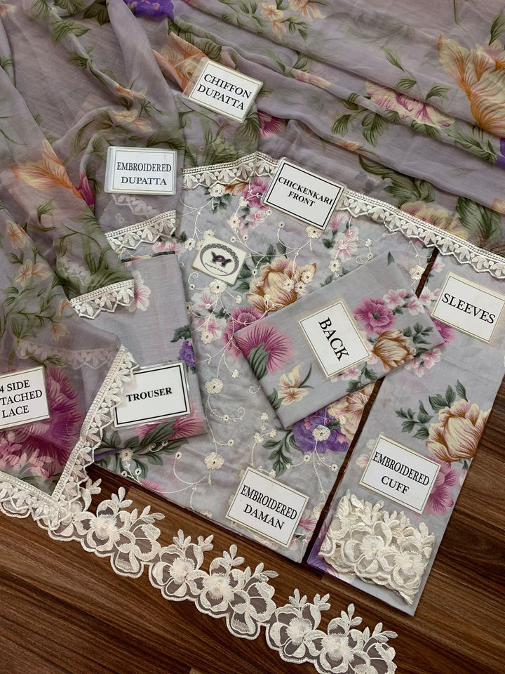 Iznik Lawn Suit-Aarasta