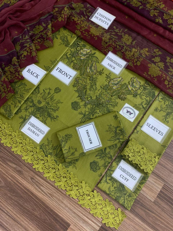 Iznik Lawn Suit-Aarasta