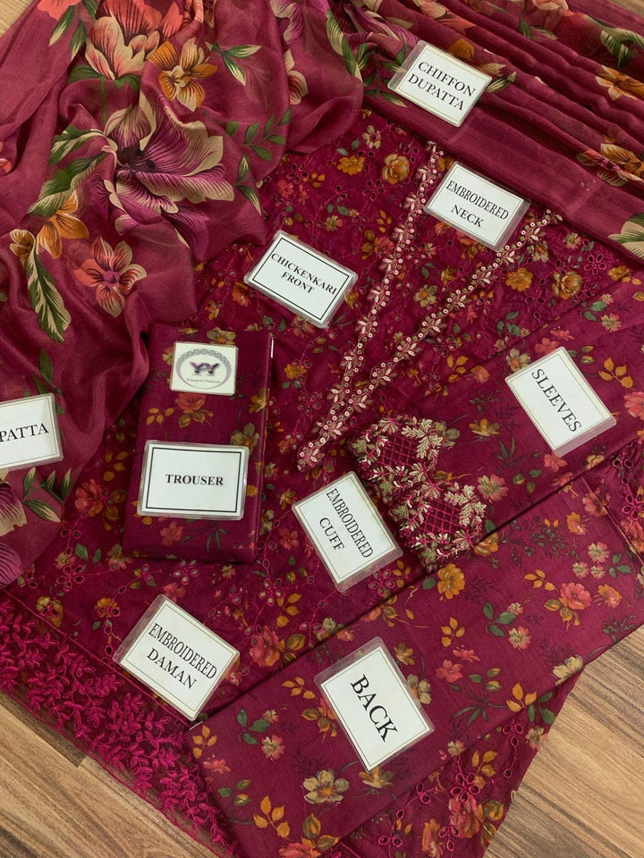 Iznik Lawn Suit-Aarasta