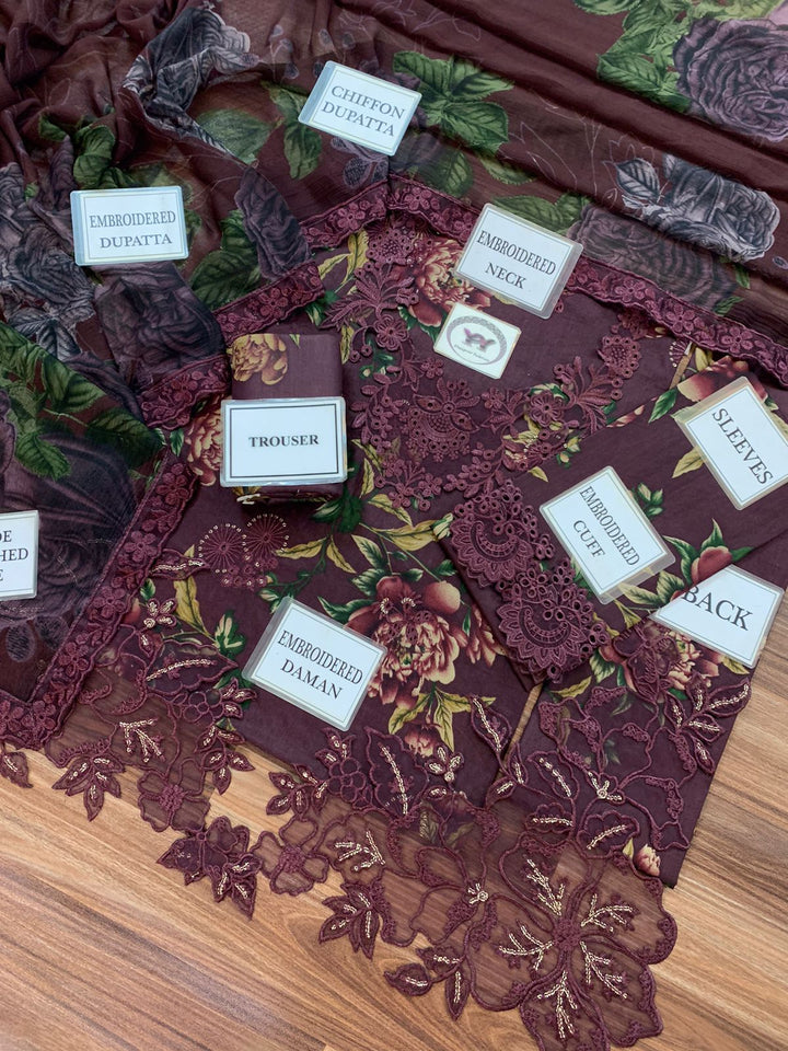 Iznik Lawn Suit-Aarasta