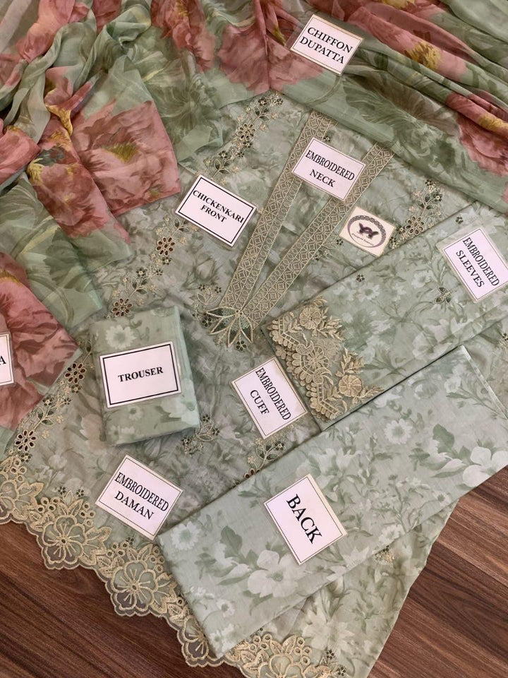 Iznik Lawn Suit-Aarasta